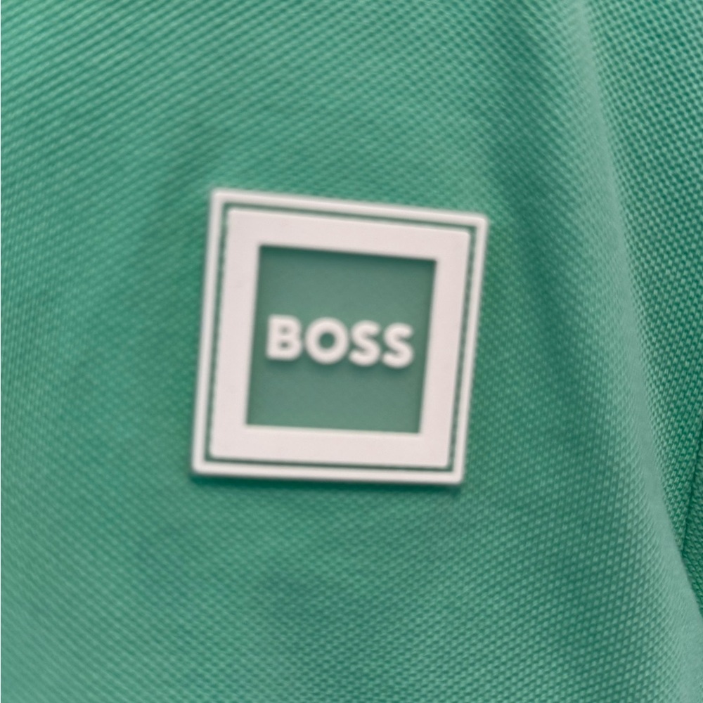 Hugo Boss Boys / Kids Polo Shirt in Fresh Green - Picture 4 of 7